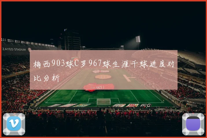 梅西903球C罗967球生涯千球进度对比分析